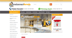 Desktop Screenshot of malzemeciburada.com